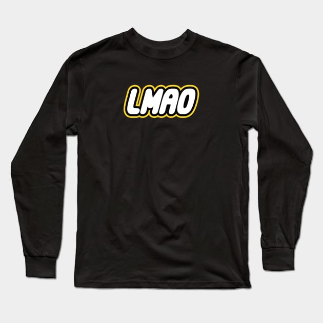 Lego Parody LMAO Long Sleeve T-Shirt by Merchsides